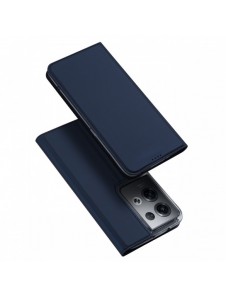 Dux Ducis Skin Pro-fodral för Oppo Reno 8 Pro flip-fodral kort plånboksställ blå