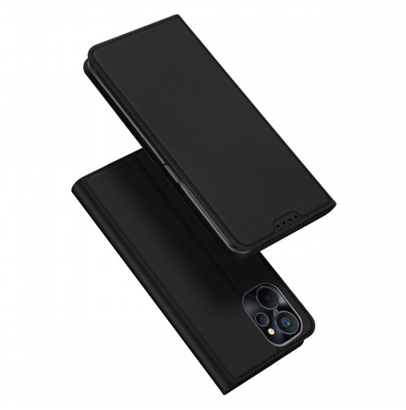 Dux Ducis Skin Pro Fodral För Realme 10 5G / Realme 9i 5G Cover Flip Card Plånboksställ Svart