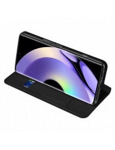 Dux Ducis Skin Pro-fodral för Realme 10 Pro Flip Card-plånboksställ Svart