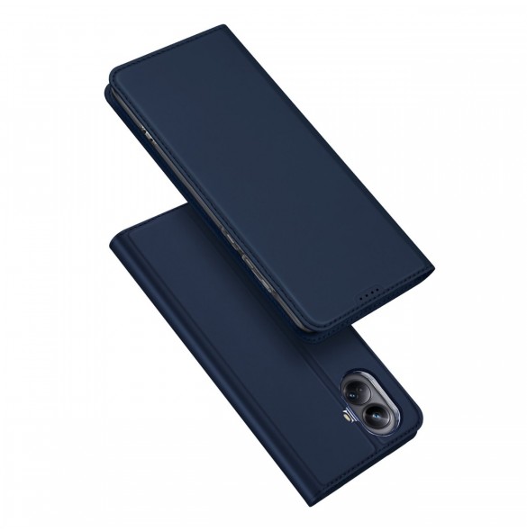 Dux Ducis Skin Pro-fodral för Realme 10 Pro Flip Card-plånboksställ Blå