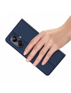 Dux Ducis Skin Pro-fodral för Realme 10 Pro Flip Card-plånboksställ Blå