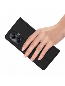 Dux Ducis Skin Pro-fodral för Realme 10 Pro+ flip-fodral plånboksställ svart