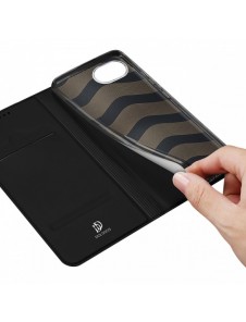 Dux Ducis Skin Pro Fodral För Realme C30 / Realme Narzo 50i Prime Cover Flip Card Plånboksställ Svart