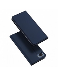 Dux Ducis Skin Pro Fodral För Realme C30 / Realme Narzo 50i Prime Cover Flip Card Plånboksställ Blå
