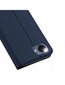 Dux Ducis Skin Pro Fodral För Realme C30 / Realme Narzo 50i Prime Cover Flip Card Plånboksställ Blå