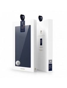 Dux Ducis Skin Pro Fodral För Realme C30 / Realme Narzo 50i Prime Cover Flip Card Plånboksställ Blå