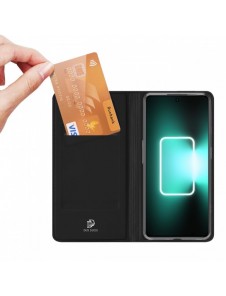 Dux Ducis Skin Pro Fodral För Realme GT Neo 5 / Realme GT3 Flip Cover Card Plånboksställ Svart