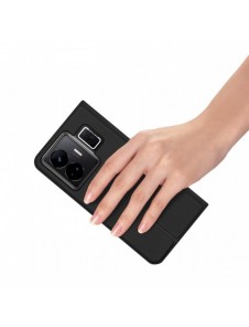 Dux Ducis Skin Pro Fodral För Realme GT Neo 5 / Realme GT3 Flip Cover Card Plånboksställ Svart