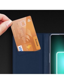 Dux Ducis Skin Pro Fodral För Realme GT Neo 5 / Realme GT3 Flip Cover Card Plånboksställ Svart
