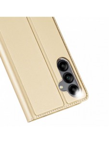 Dux Ducis Skin Pro Fodral för Samsung Galaxy A34 5G Flip Card Plånboksställ Guld