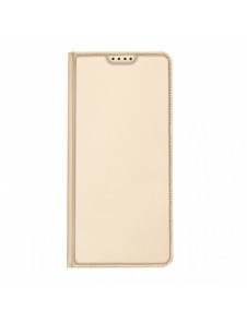 Dux Ducis Skin Pro Fodral för Samsung Galaxy A34 5G Flip Card Plånboksställ Guld