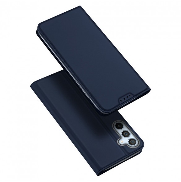 Dux Ducis Skin Pro-fodral för Samsung Galaxy A54 5G flip-fodral kort plånboksställ blå