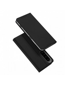 Dux Ducis Skin Pro Fodral för Sony Xperia 1 V Flip Card Plånboksställ Svart