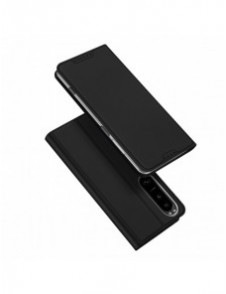 Dux Ducis Skin Pro Fodral för Sony Xperia 1 V Flip Card Plånboksställ Svart