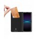Dux Ducis Skin Pro Fodral för Sony Xperia 1 V Flip Card Plånboksställ Svart