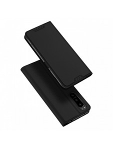 Dux Ducis Skin Pro-fodral för Sony Xperia 5 IV flip-cover-kortplånboksställ svart