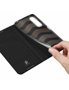 Dux Ducis Skin Pro-fodral för Sony Xperia 5 IV flip-cover-kortplånboksställ svart