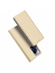 Dux Ducis Skin Pro-fodral för Xiaomi 13 Lite Flip Card-plånboksställ guld