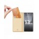 Dux Ducis Skin Pro-fodral för Xiaomi 13 Lite Flip Card-plånboksställ guld