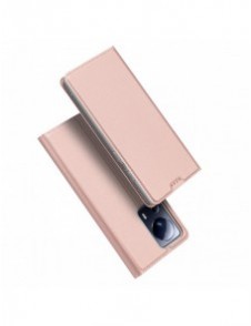Dux Ducis Skin Pro-fodral för Xiaomi 13 Lite Flip Card-plånboksställ Rosa