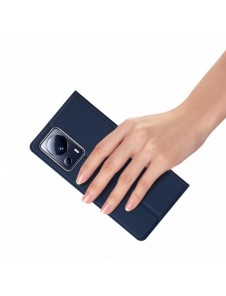 Dux Ducis Skin Pro-fodral för Xiaomi 13 Lite flip-fodral plånboksställ blå