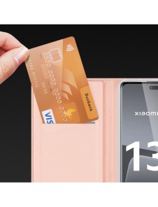 Dux Ducis Skin Pro-fodral för Xiaomi 13 Lite flip-fodral plånboksställ blå