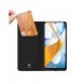 Dux Ducis Skin Pro-fodral för Xiaomi Poco C40-fodral med flip-kort-plånboksställ svart
