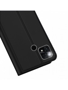 Dux Ducis Skin Pro-fodral för Xiaomi Poco C40-fodral med flip-kort-plånboksställ svart