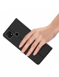 Dux Ducis Skin Pro-fodral för Xiaomi Poco C40-fodral med flip-kort-plånboksställ svart