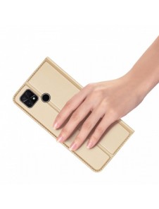 Dux Ducis Skin Pro-fodral för Xiaomi Poco C40 Flip Card-plånboksställ Guld