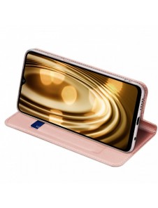 Dux Ducis Skin Pro Fodral till Xiaomi Poco C40 Flip Card Plånboksställ Rosa