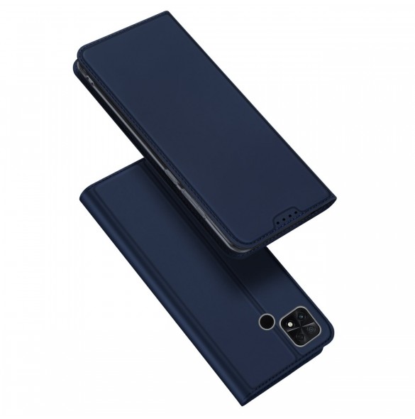 Dux Ducis Skin Pro-fodral för Xiaomi Poco C40 flip-cover-kortplånboksställ blå