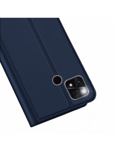 Dux Ducis Skin Pro-fodral för Xiaomi Poco C40 flip-cover-kortplånboksställ blå