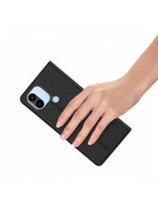 Dux Ducis Skin Pro Fodral för Xiaomi Redmi A1+ Flip Card Plånboksställ Svart