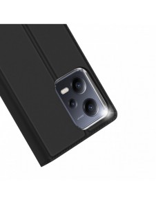 Dux Ducis Skin Pro Fodral För Xiaomi Redmi Note 12 5G / Poco X5 5G Cover Flip Card Plånboksställ Svart