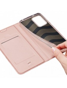 Dux Ducis Skin Pro Fodral För Xiaomi Redmi Note 12 5G / Poco X5 5G Cover Flip Card Plånboksställ Rosa