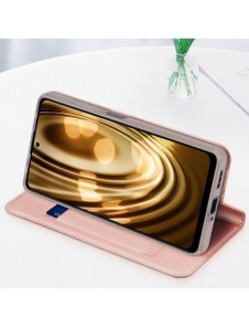 Dux Ducis Skin Pro Fodral För Xiaomi Redmi Note 12 5G / Poco X5 5G Cover Flip Card Plånboksställ Rosa