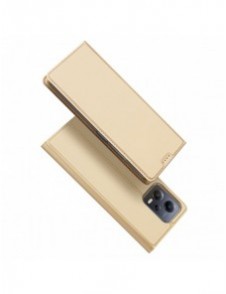 Dux Ducis Skin Pro Fodral För Xiaomi Redmi Note 12 5G / Poco X5 5G Flip Cover Card Plånboksställ Guld