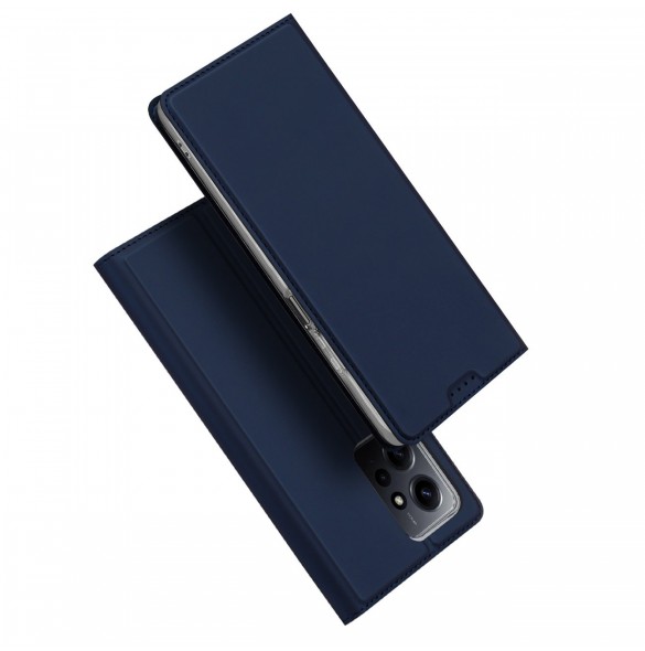 Dux Ducis Skin Pro-fodral till Xiaomi Redmi Note 12 Flip Card-plånboksställ Blå