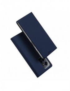 Dux Ducis Skin Pro-fodral till Xiaomi Redmi Note 12 Flip Card-plånboksställ Blå