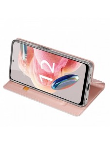 Dux Ducis Skin Pro Fodral för Xiaomi Redmi Note 12 Flip Card Plånboksställ Rosa