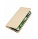 Dux Ducis Skin Pro-fodral till Xiaomi Redmi Note 12 Pro+ Flip Card-plånboksställ guld