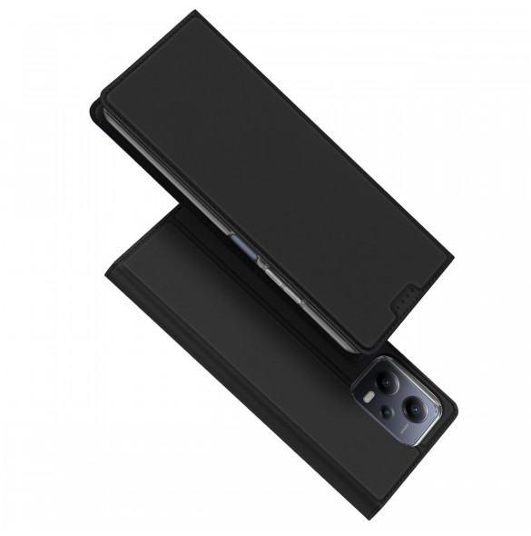Dux Ducis Skin Pro-fodral till Xiaomi Redmi Note 12 Pro+ flip-fodral plånboksställ svart