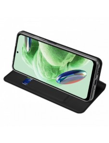 Dux Ducis Skin Pro-fodral till Xiaomi Redmi Note 12 Pro+ flip-fodral plånboksställ svart