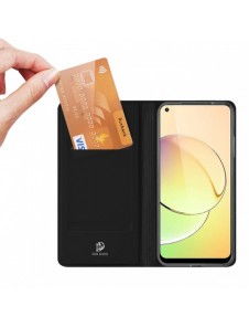 Dux Ducis Skin Pro Fodral Realme 10 Flip Card Plånboksställ Svart
