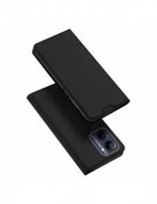 Dux Ducis Skin Pro Fodral Realme C33 Flip Card Plånboksställ Svart
