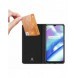 Dux Ducis Skin Pro Fodral Realme C33 Flip Card Plånboksställ Svart