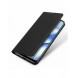 Dux Ducis Skin Pro Fodral Realme C33 Flip Card Plånboksställ Svart