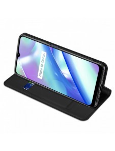 Dux Ducis Skin Pro Fodral Realme C33 Flip Card Plånboksställ Svart