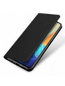 Dux Ducis Skin Pro fodral Vivo Y16 / Y02s plånbokshölsterfodral med flik svart